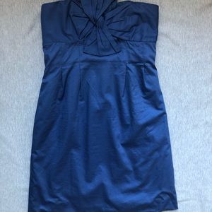 J. Crew Cotton Twisted Bow Dress